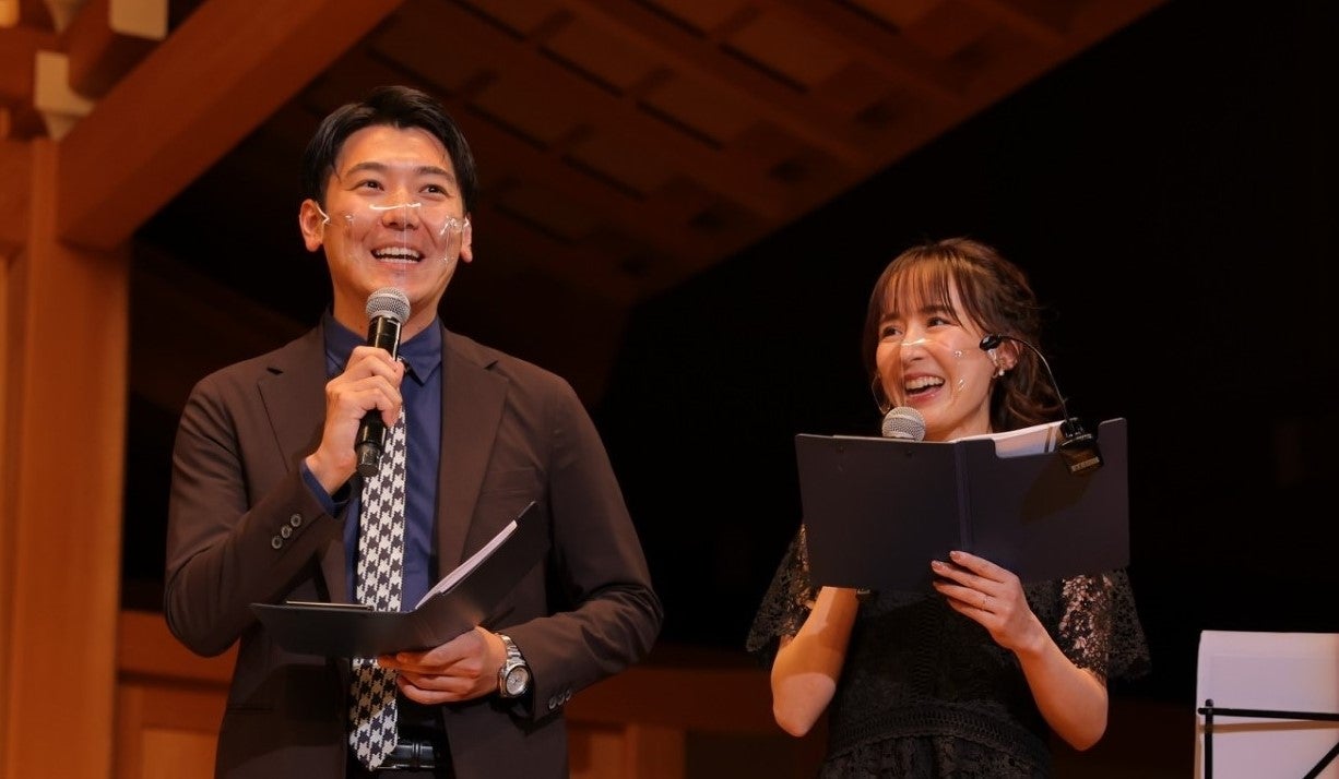 （左から）西本たける、山川恵里佳（提供画像）