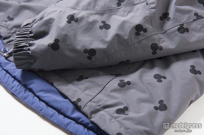 ミッキーシェイプをデザインした生地(C)Disney