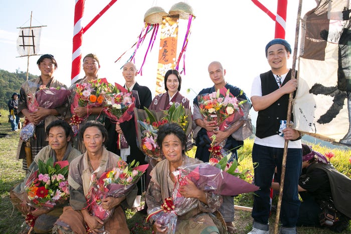 NHK大河ドラマ「おんな城主 直虎」クランクアップ取材会(C)NHK