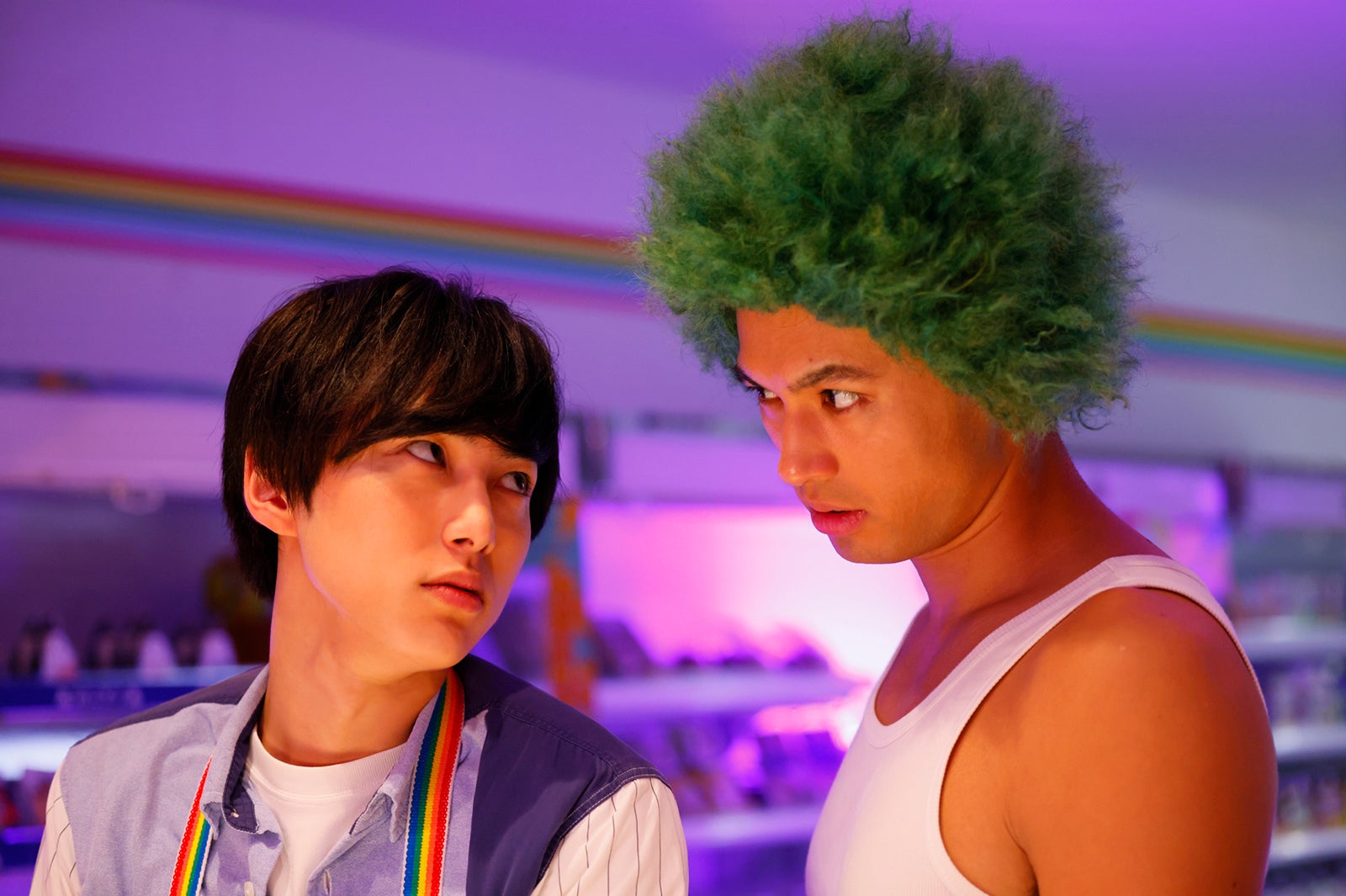 尾崎匠海、佐伯大地「コンビニ★ヒーローズ ～あなたのSOSいただきました！！～」第4話より（C）カンテレ