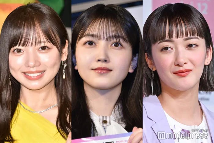 齊藤京子、久保史緒里、長屋晴子(C)モデルプレス