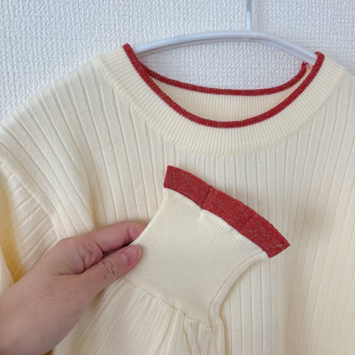 BONLECILL至福のカヌレニットの袖口部分