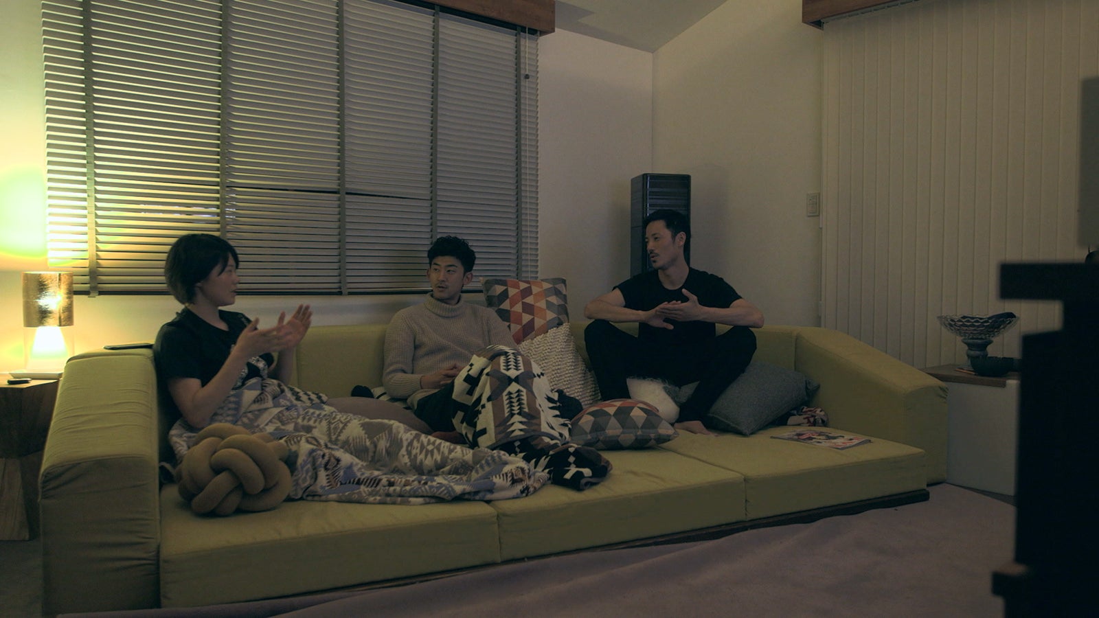 つば冴、翔平、貴之「TERRACE HOUSE OPENING NEW DOORS」13th WEEK（C）フジテレビ／イースト・エンタテインメント