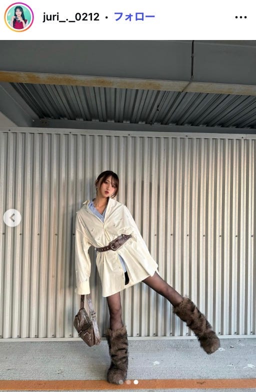 榊原樹里Instagramより