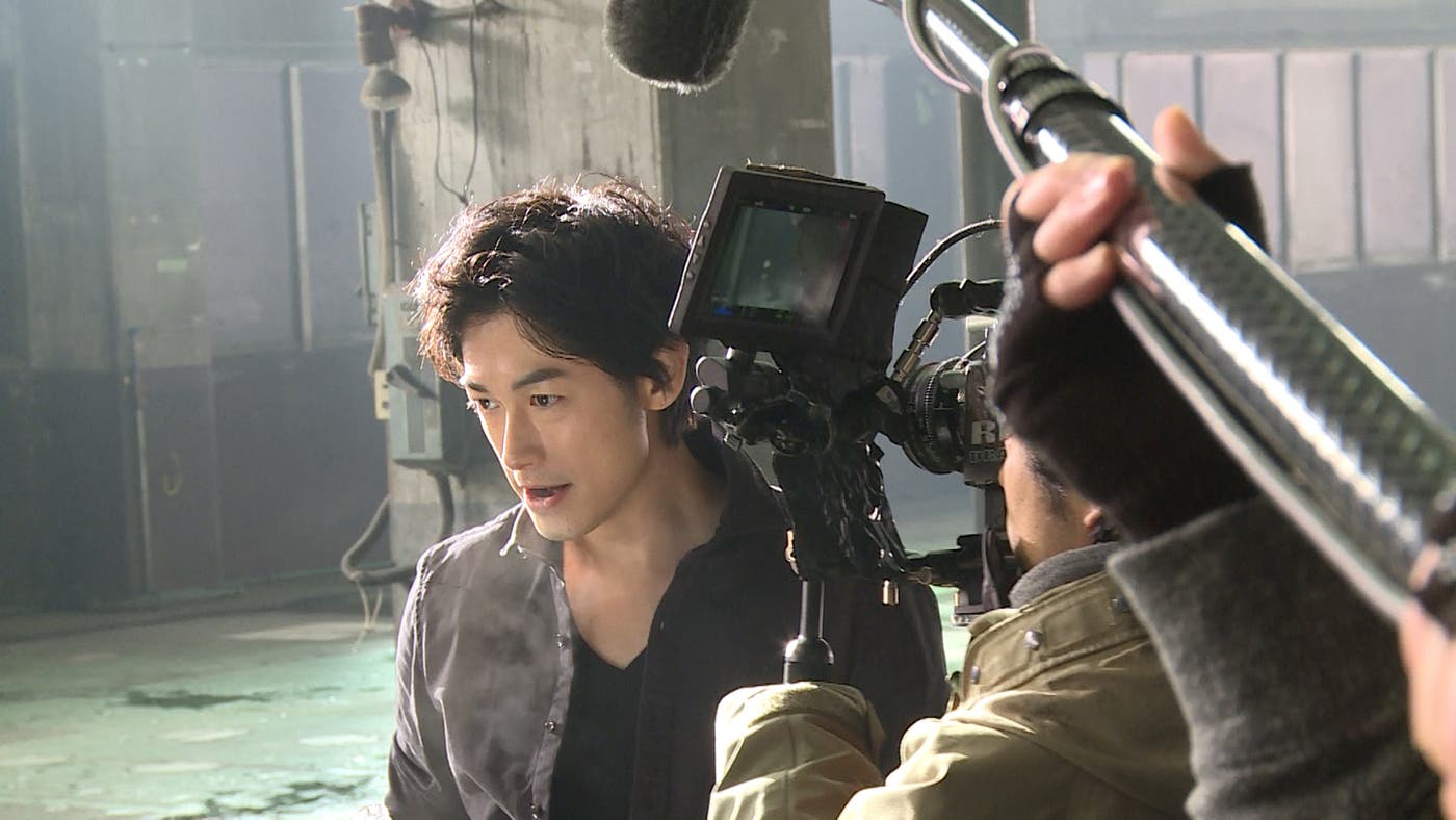 撮影中の表情に注目