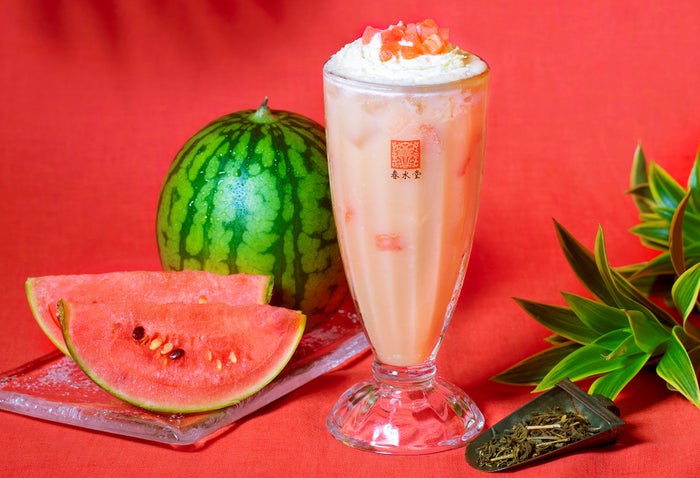 春水堂「果肉茶スイカ」旬の国産スイカ×ジャスミン茶のフレッシュなフルーツミルクティー