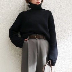 着るだけで即細見え&おしゃれに見える!「黒」が主役の冬コーデ