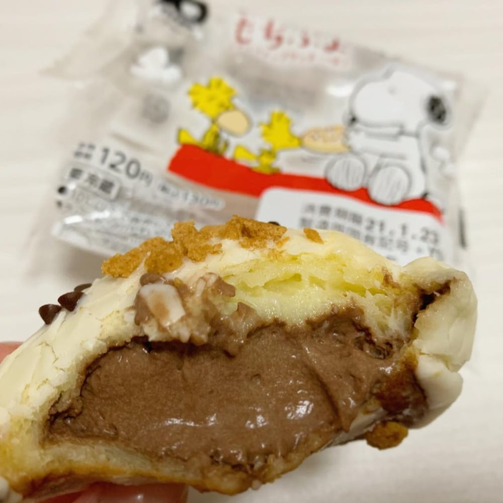 スヌーピーのもちぷよチョコチップクッキー味