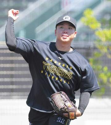阪神・村上 首位攻防の巨人3連戦に先陣「最後まで気が抜けない」打線を警戒 2年連続2桁勝利へ28日先発