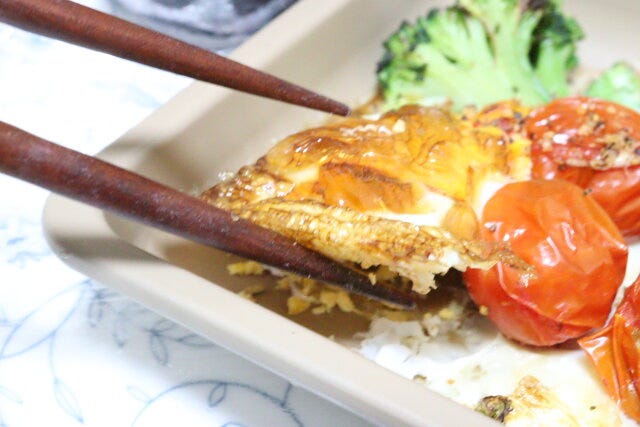 3COINS　スリーコインズ　トースタープレート2枚セット　使用例　はがれ