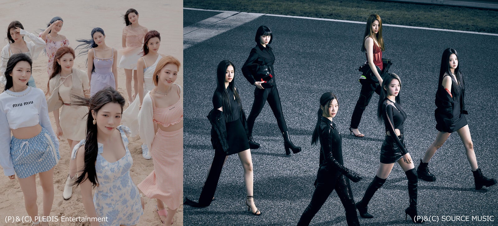 fromis_9＆LE SSERAFIM「HYBE JAPAN TV」出演決定　魅力と素顔をフィーチャー