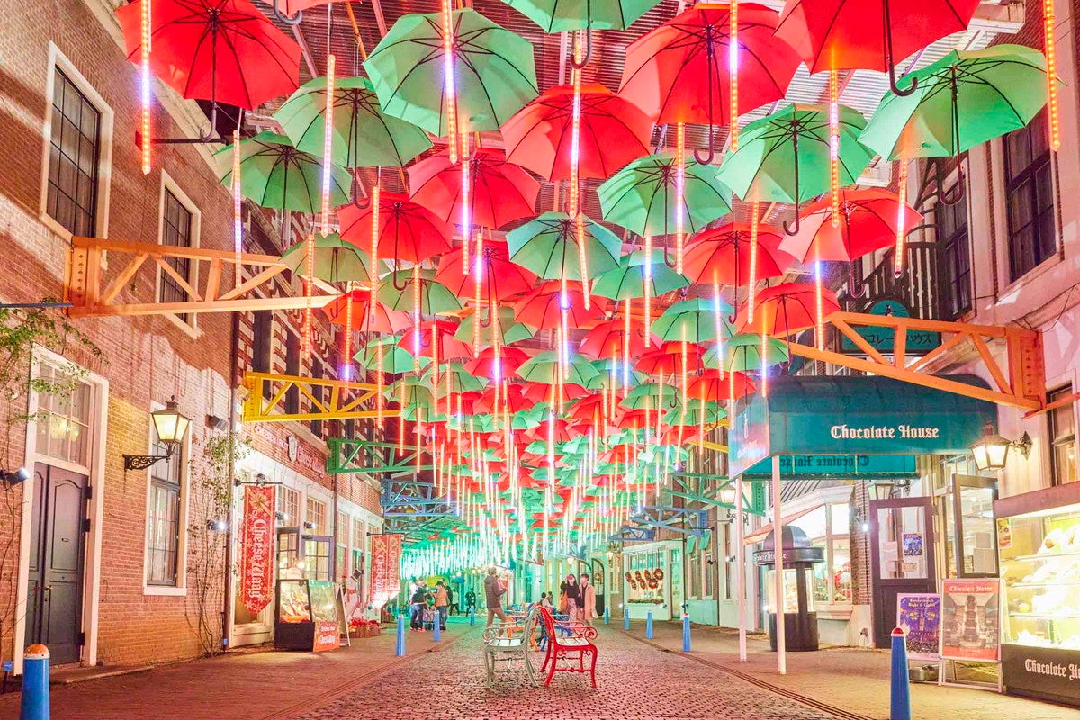 光の街のクリスマス／画像提供：ハウステンボス