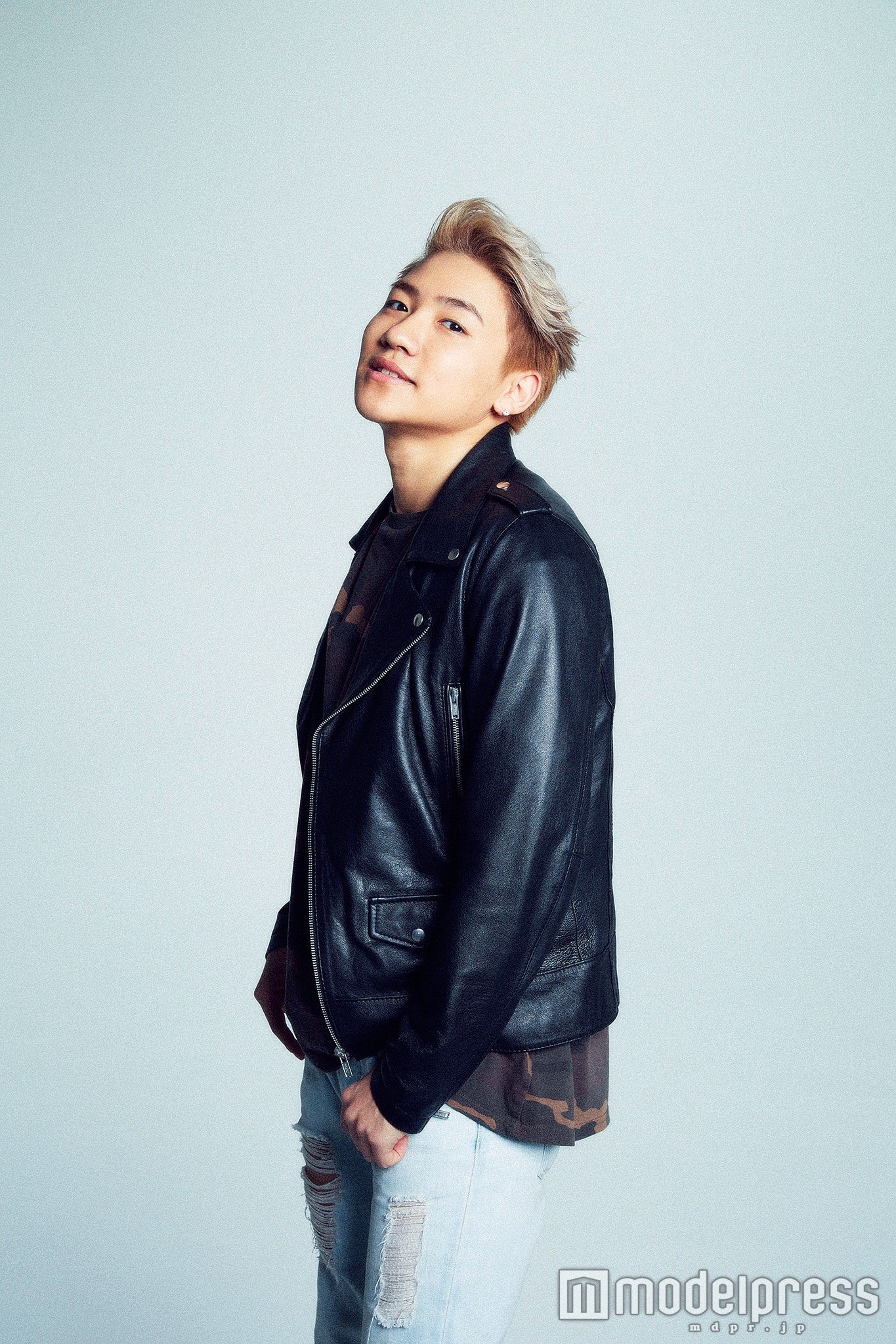 小森隼／「steady.」4月号より（画像提供：宝島社）