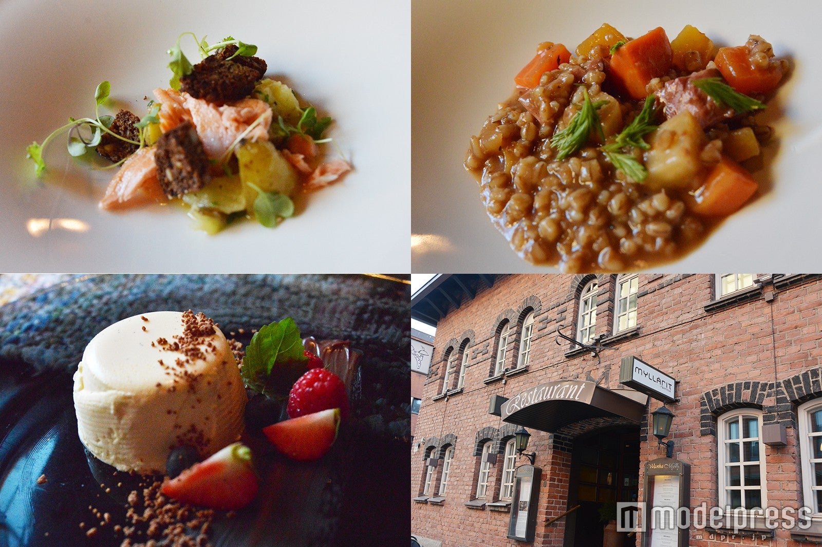 「ミュッラリ」のコース料理とお店の外観 （C）モデルプレス