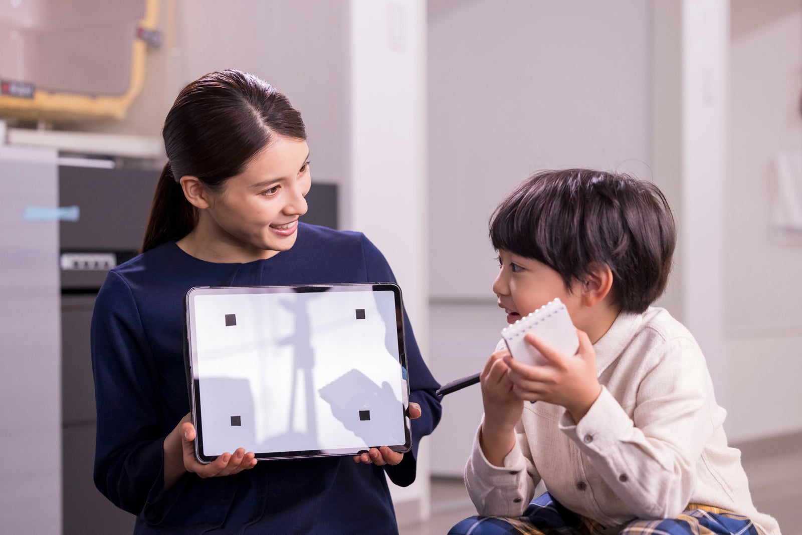 土屋太鳳、石塚陸翔／メイキングより（提供写真）