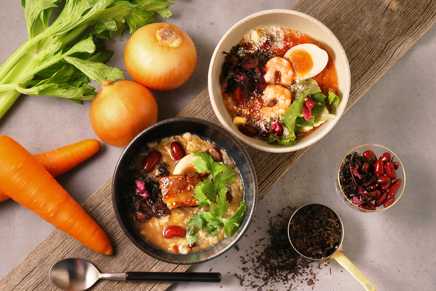 お粥のTEA FOUN（ティフォン）各520円（税抜き）／画像提供：ポトマック