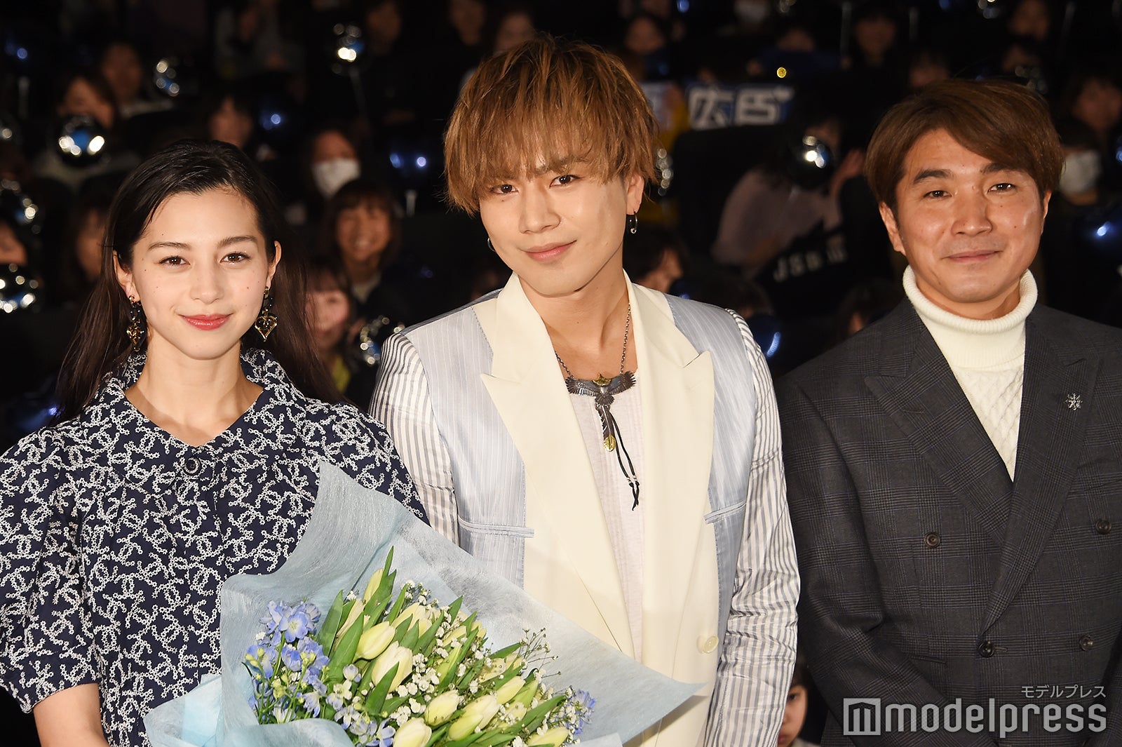 中条あやみ、登坂広臣、橋本光二郎監督 （C）モデルプレス