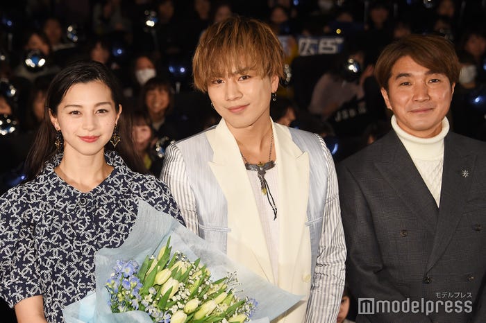 中条あやみ、登坂広臣、橋本光二郎監督 (C)モデルプレス