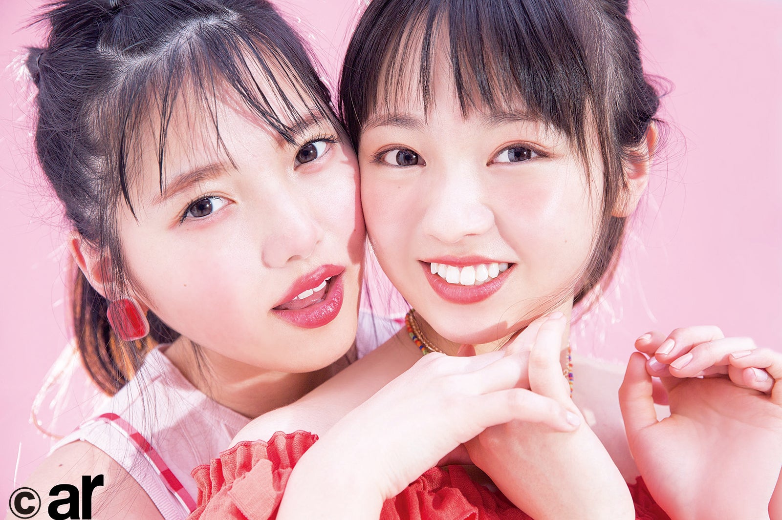 欅坂46今泉佑唯＆上村莉菜「ar」初登場 “ちび～ず”うさぎ女子に変身で、もう世界にはカワイイしかない！ - モデルプレス