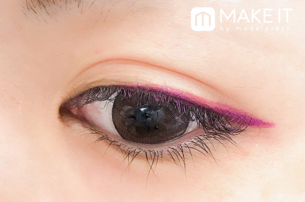 SUQQU／カラー インク リクイド アイライナー／105 キャットピンク 使用 (C)メイクイット