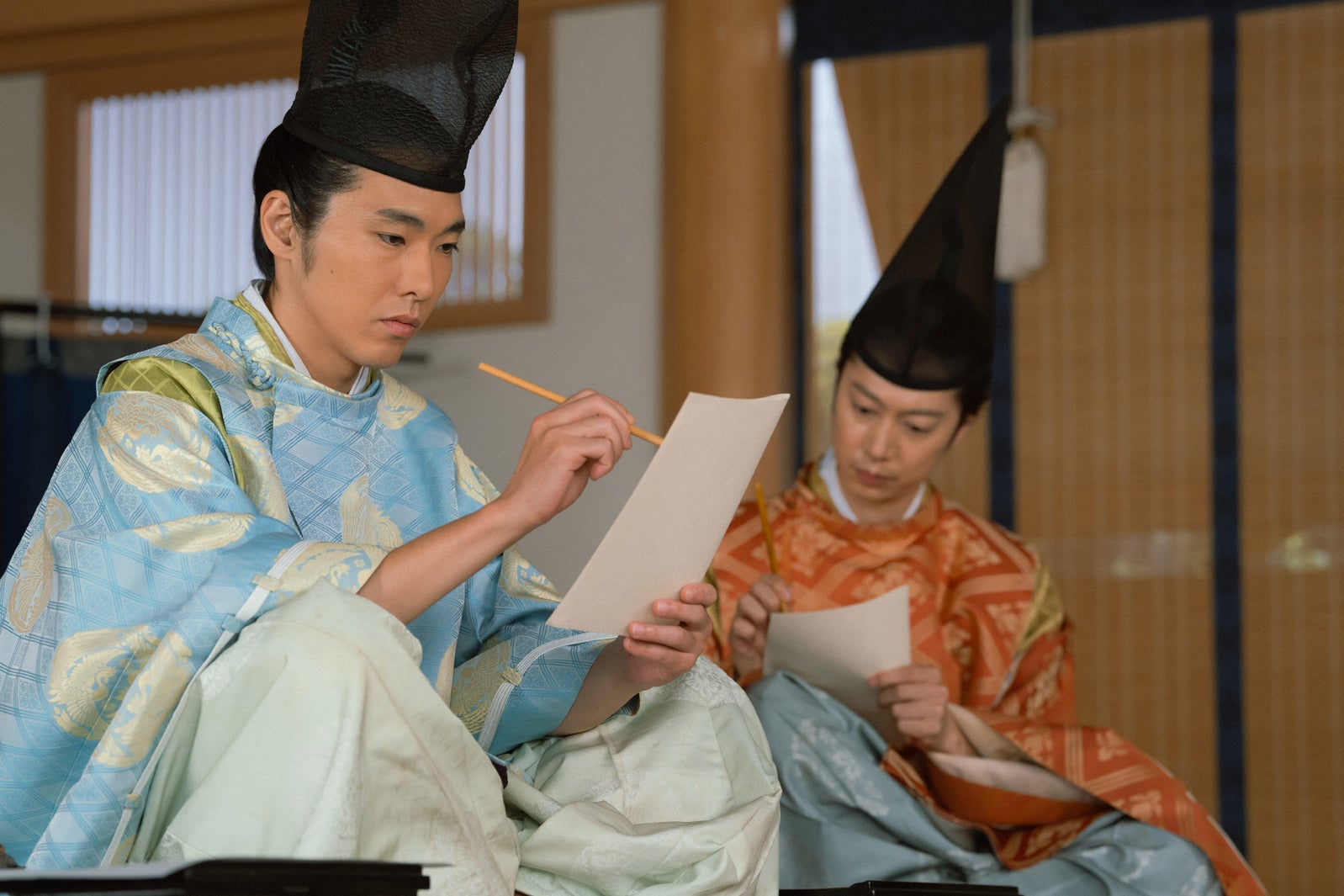 柄本佑、金田哲「光る君へ」第6話より（C）NHK