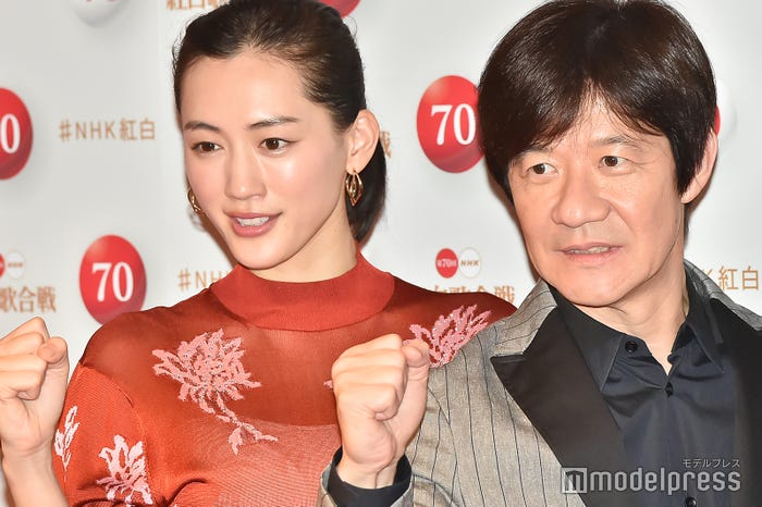 綾瀬はるか、内村光良/リハーサルの囲み取材にて撮影(C)モデルプレス