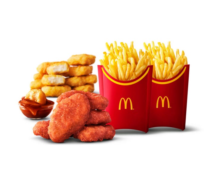 食べくらべポテナゲ特大/画像提供:日本マクドナルド