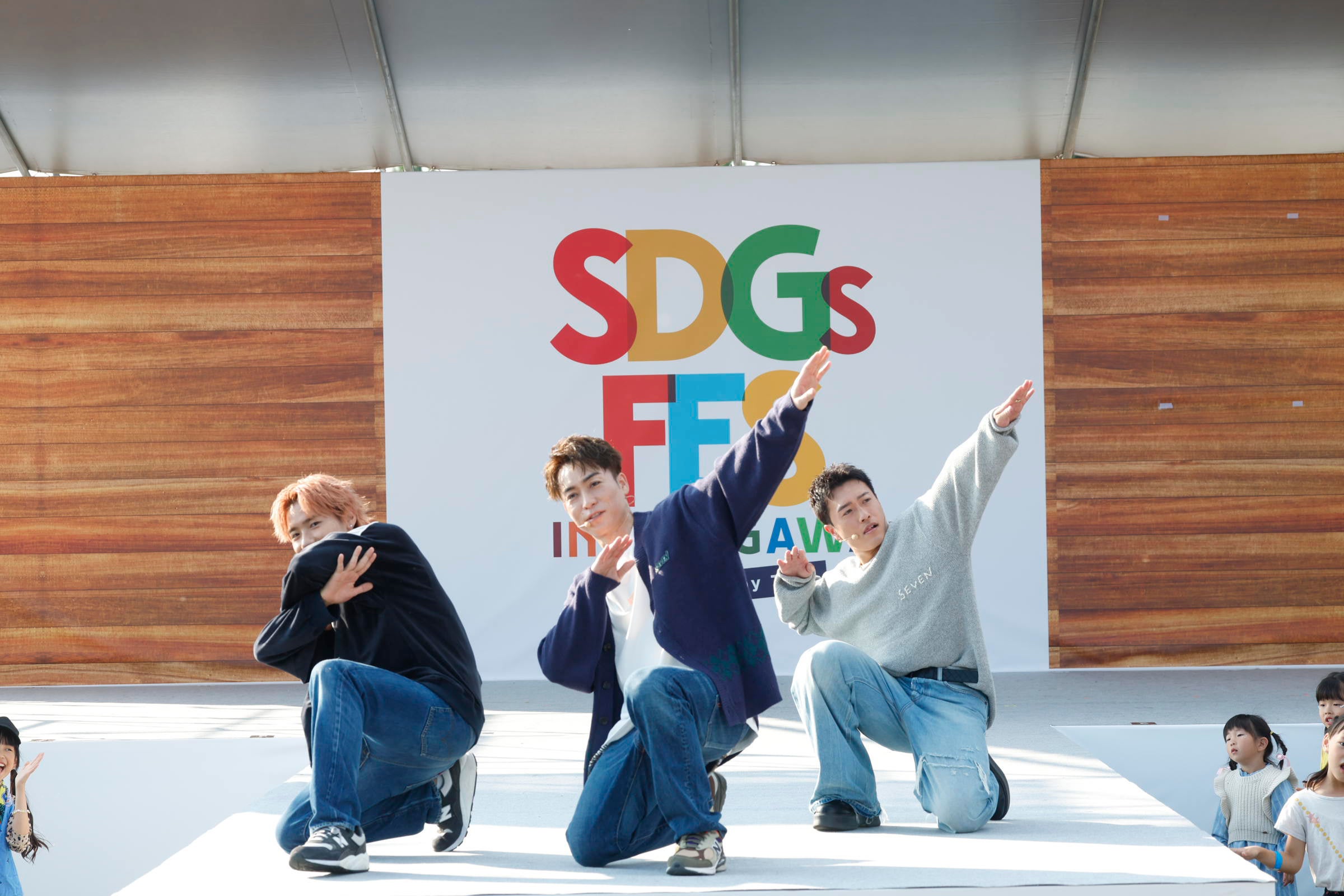 「EXILE TETSUYA with EXPG」の様子（C）SDGs FES in EDOGAWA 2023
