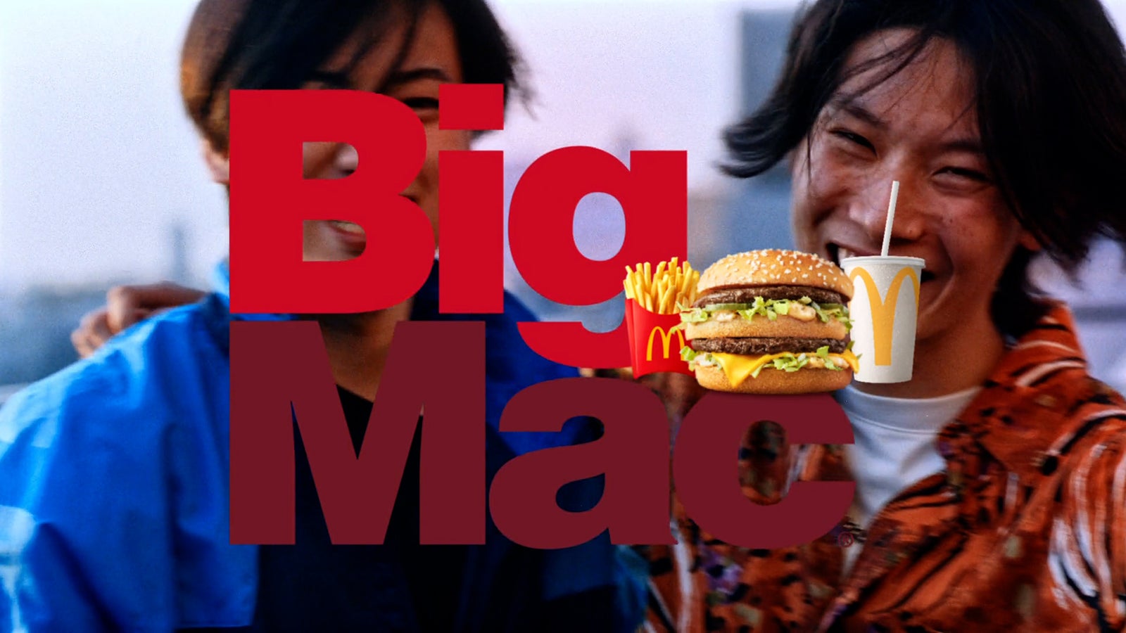 ビッグマック「明日も 笑おう あの頃も今も」篇（提供写真）