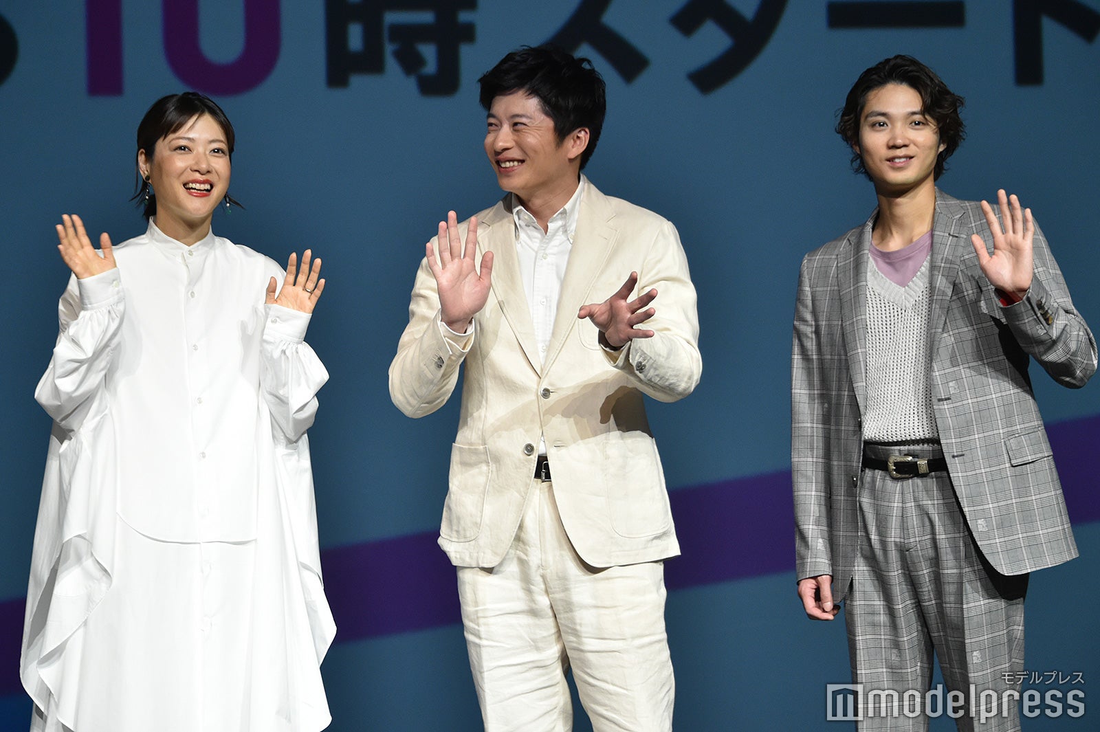 上野樹里、田中圭、磯村勇斗（C）モデルプレス