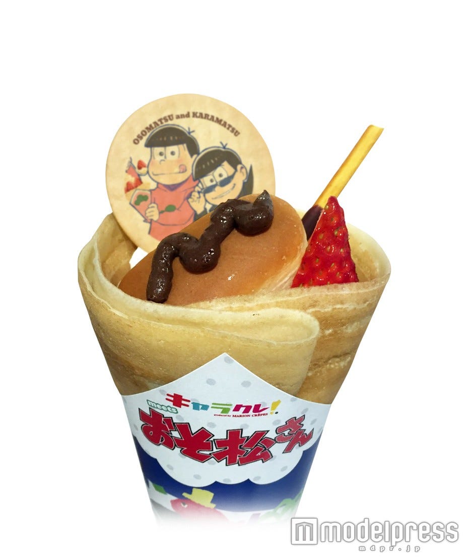おそ松&カラ松がクレープに!「おそ松さん」6つ子が原宿とコラボ