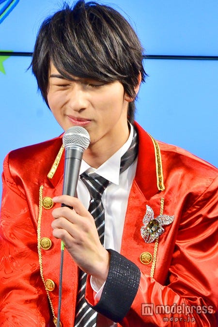 ウインク?を披露する横浜流星