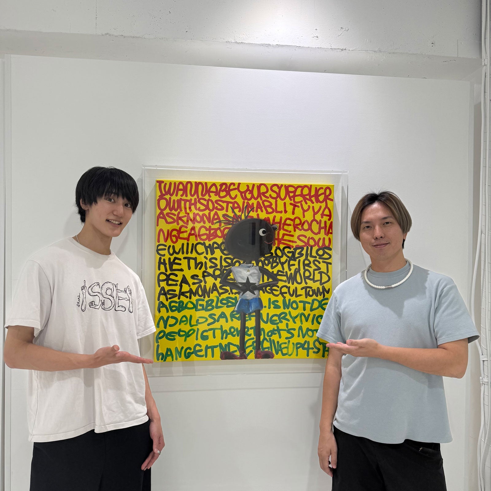 ISSEI、長坂真護氏（提供写真）