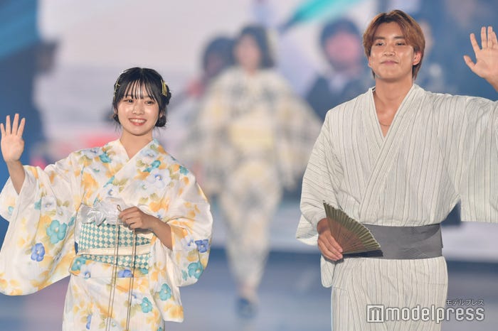 実熊瑠琉、白間太陽(C)モデルプレス