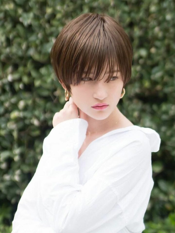 22 一重に似合うおすすめ前髪14選 短め 長めのおしゃれヘア集 モデルプレス