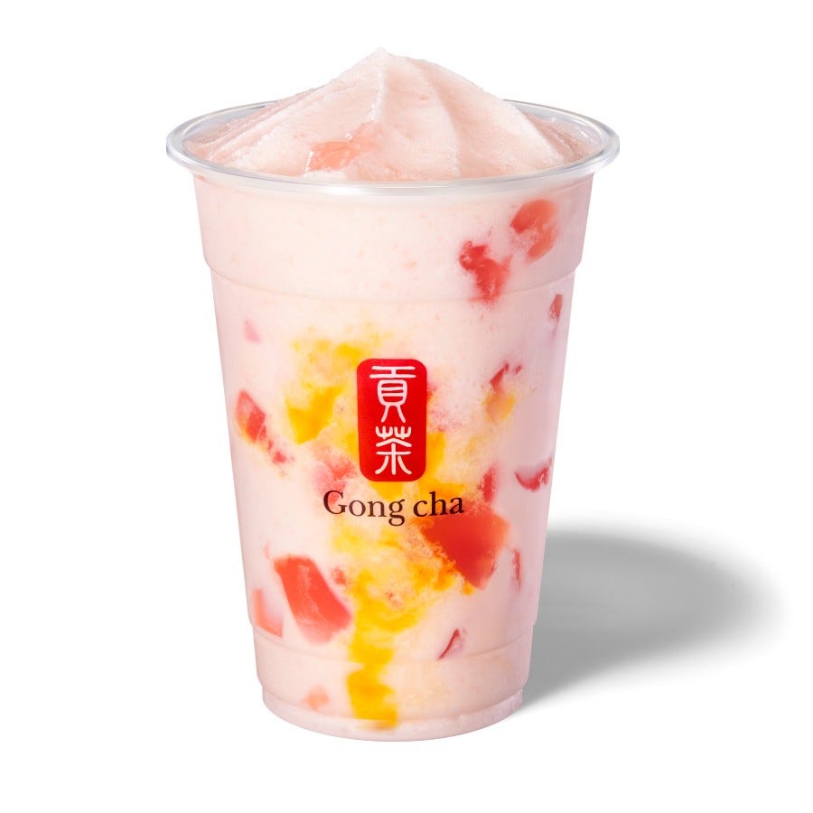 ゴンチャ夏限定の桃ティー「ドリーミー ピーチ」スパークリングなど4つのバリエーションで登場