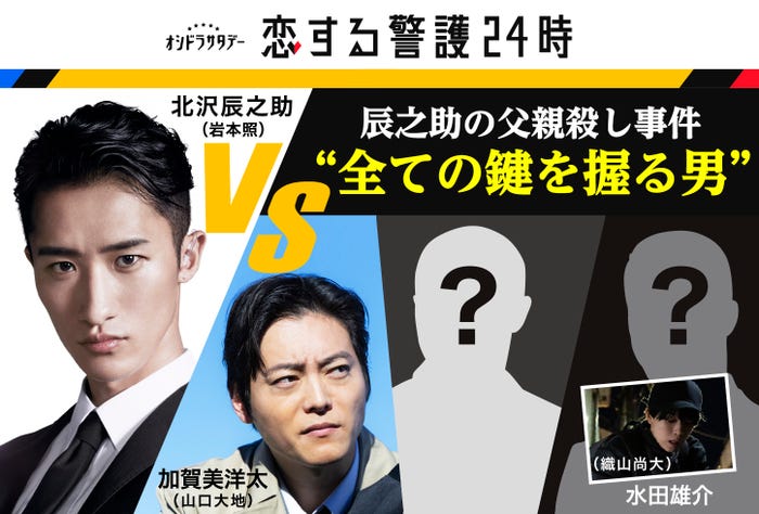 岩本照、山口大地、織山尚大(C)テレビ朝日