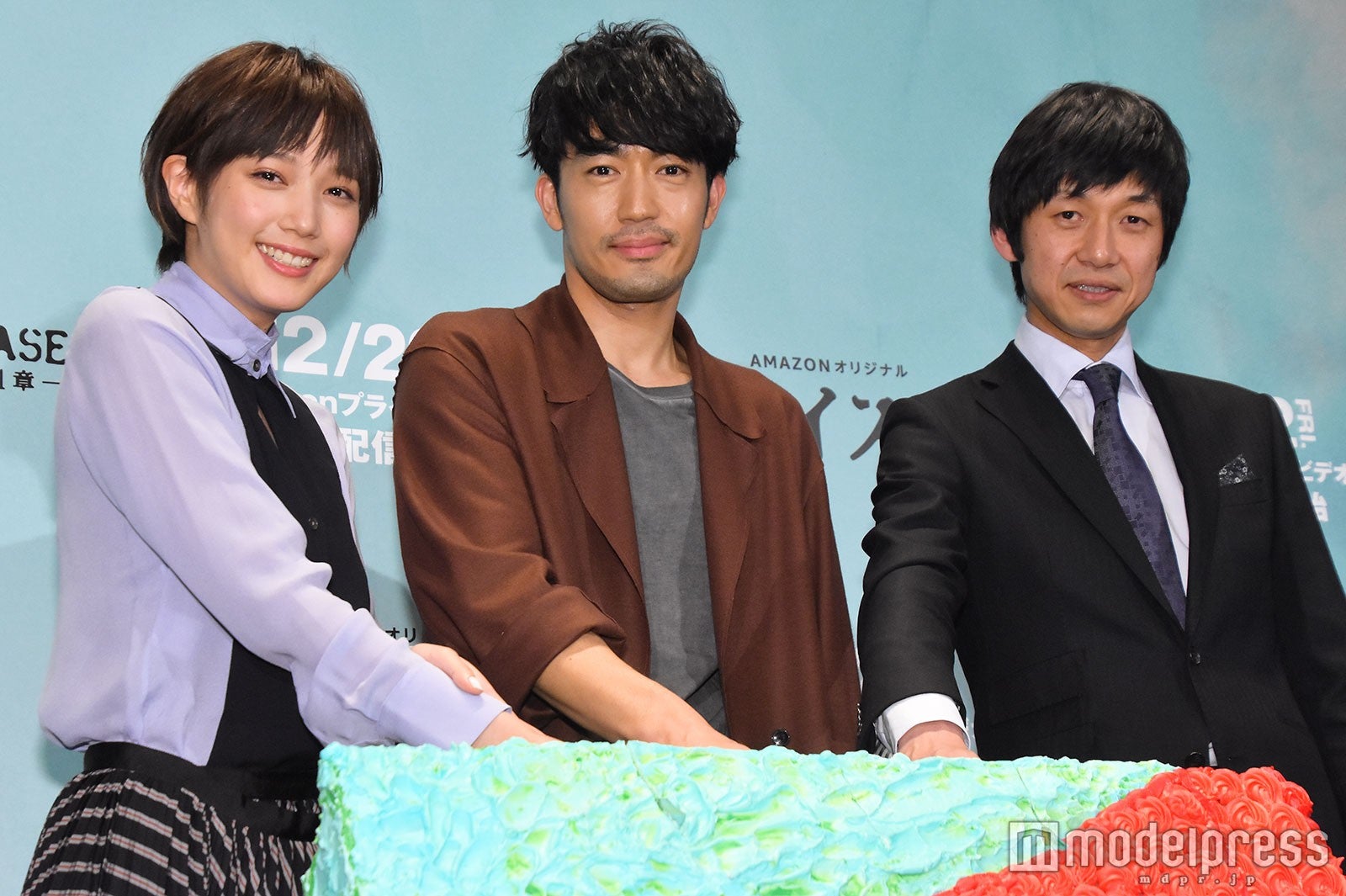 本田翼、大谷亮平、深川栄洋監督 （C）モデルプレス