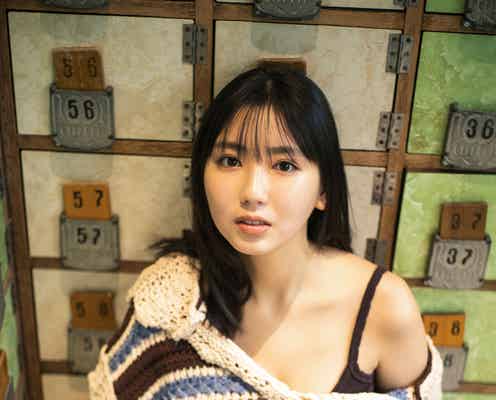 沢口愛華、はだけた服から見える胸元にドキッ