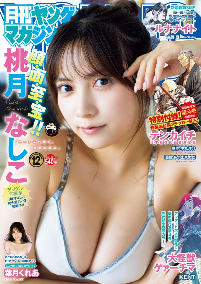 「月刊ヤングマガジン」第12号（11月20日発売）表紙：桃月なしこ（C）Takeo Dec.／講談社