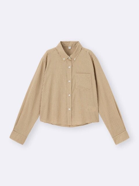 チェックショートシャツ