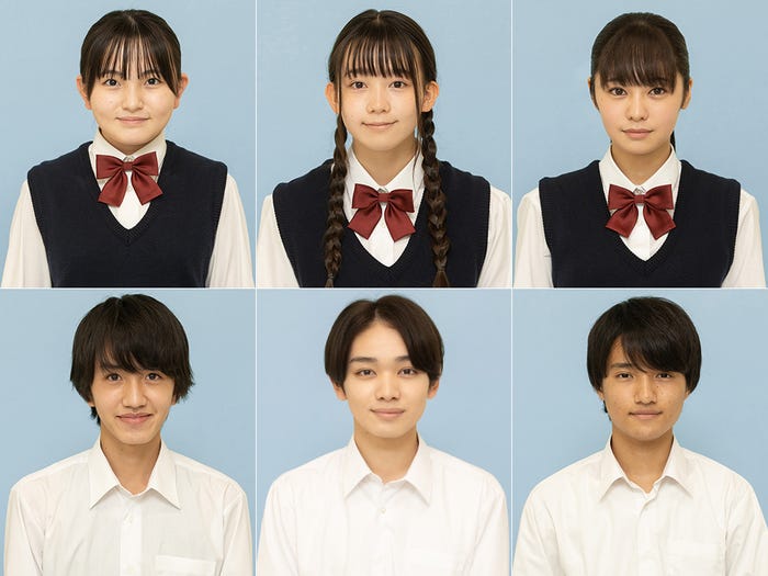 (上段左から)鈴木梨央、米倉れいあ、吉柳咲良(下段左から)中川翼、宮世琉弥、鈴木悠仁(C)カンテレ