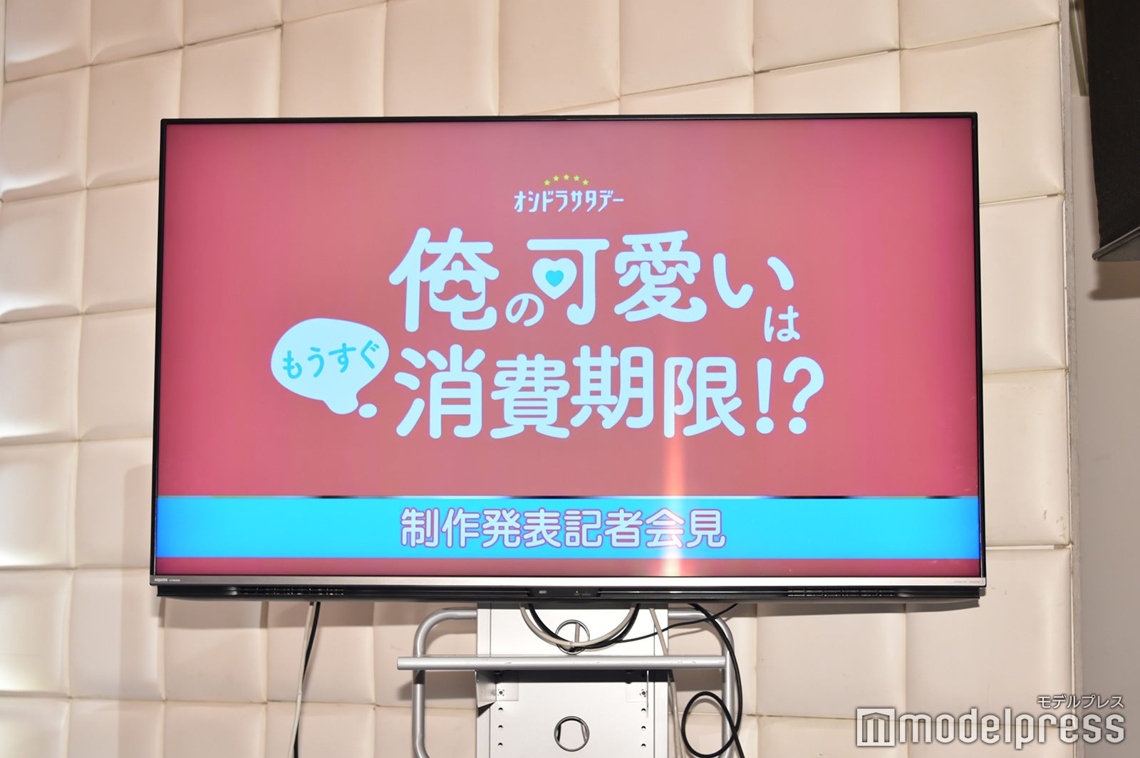 『俺の可愛いはもうすぐ消費期限！？』制作発表記者会見（C）モデルプレス