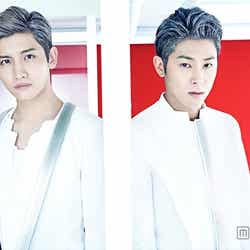 6日に新アルバム「TIME」をリリースした東方神起(左から:チャンミン、ユンホ)