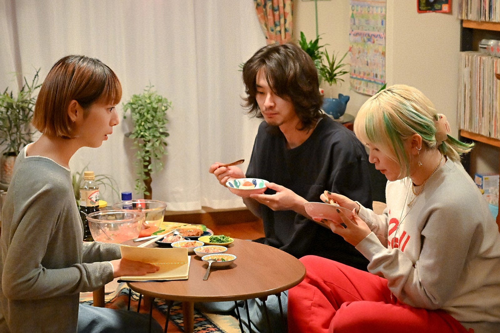 夏帆、楽駆、サーヤ「じゃあ、あんたが作ってみろよ」第9話（C）TBSスパークル／TBS