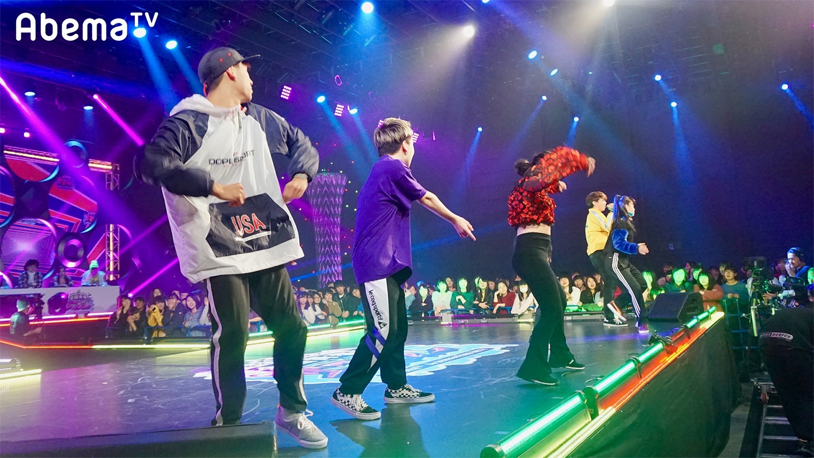 「全国青春ダンスカップ Vol.2」決勝大会より（画像提供：AbemaTV）