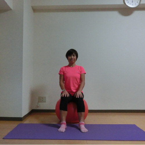 バランスボールを使ったながらエクササイズ