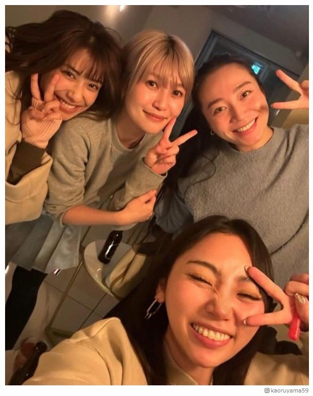 （左上から時計回りに）鈴木光、大内悠里、周典、高須賀佑紀／大内悠里Instagramより