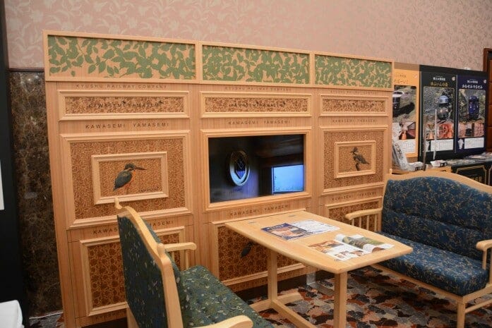 「かわせみやませみ」展示コーナー