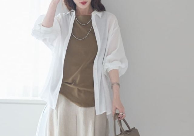 春は「シアーシャツ」選ぶだけでおしゃれさん認定！爽やかに垢抜ける♡大人のシャツスタイル5選